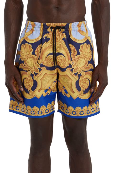 versace swim trunks mens nordstrom|Versace men's beachwear.